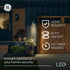 Bulbs, E12 (2 Pack) GE LED+ Dusk to Dawn LED Light Automatic On/Off Outdoor Security Lights, Soft White, Candelabra