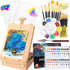 WOWOSS Tabletop Art Easel Box Set, 40PCS Painting Kit for Adult Artists &