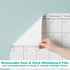 Think Board Whiteboard Calendar – 14"x14" Self-Adhesive Dry Erase Board for Wall or Fridge, Easy to Clean
