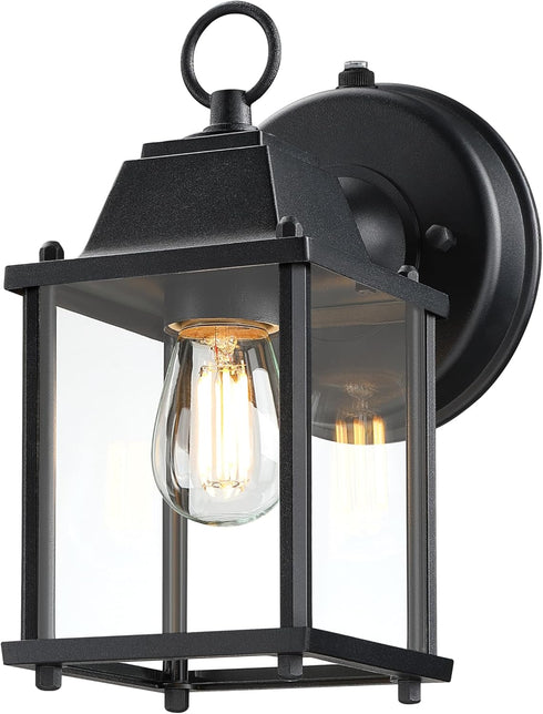 LIT-PaTH Dusk to Dawn Outdoor Wall Lantern, Wall Sconce Waterproof Porch Lighting