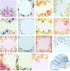 Clabby 15 Pads Pop up Sticky Notes, 3 x 3 Inch Floral Sticky Notes, Cute Sticky Pads for Student Teacher