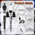 Colarr 12 Sets Beadable Pens, Bulk Bead Pens with Colorful Beads, Tassels, and Clasps for DIY Pens Making Kit for Kids