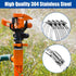 10FT Metal Strapping Hose Clamps + 10 Fasteners Adjustable Large Worm Gear Clamps Assortment Kit for Pipe WSWECCL