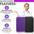 Sbriun Gel Seat Cushion - Enhanced Double Thick Egg Seat Cushion with Non-Slip Cover - Office Chair Car Seat Cushion