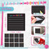 Yinder 24 Pcs Inspirational Sticky Notes | Cute Motivational Pad for Coworkers & Office Supplies | 3 x 3'' (Black)