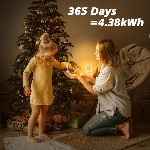 Sujeet Night Light, 4-Pack Plug-in Night Lights, Dusk to Dawn LED Night Lamp for Kids Bedroom