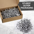 250 Pcs Aluminum Siding Nails, Roofing Siding Nails for Fastening Felt, Wood Decking, Insulation Board (1-3/4 Inch)