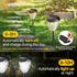 12-Pack 6500K Ensenior Solar Lights Outdoor, Auto ON/Off LED Solar Garden Lights for Pathway, Yard, Patio, Walkway