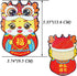 ETHOON 36 2024 Set Pcs Chinese New Year Cute Dragon Shape Red Envelopes Lunar New Year Hong Bao Red Pocket Lucky Money