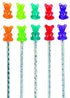 Raymond Geddes Gummy Bear Scented Pencil Toppers, Pack of 24, Fun Colorful School Supplies for Kids