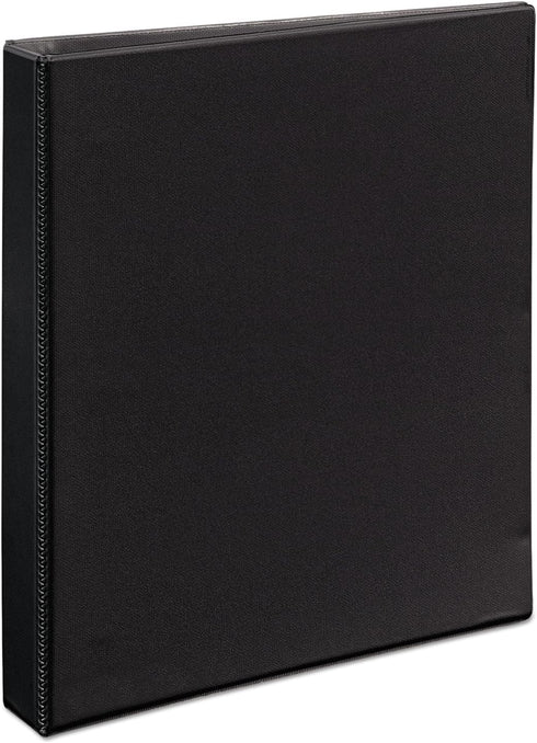 Avery 09300 Durable View Binder w/Nonlocking EZD Rings, 11 x 8 1/2, 1-Inch Cap, Black by AVERY