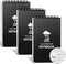 Waterproof Notebook, 3 x 5 Pocket Notepad, Mini Spiral Notepad, 100 Lined Pages, Weatherproof for Outdoor Use, 3 Pack