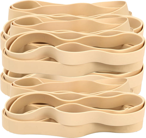 Rubber Bands Size#107, 33PCS Heavy Duty Big Wide Elastic Bands for Office Supply & Trash Can