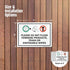 (Pack 4) 5 x7 inch 5 SmartSign of Please Do Not Flush Feminine Products, Trash Or Disposable Wipes Labels with Symbols