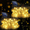 Solar Christmas Lights Outdoor Waterproof, Total 66FT 200 LED String Lights for