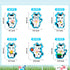 Cute Cow Mini Erasers - 60Pcs Back to School Gifts for Kids, Animal Pencil Top Erasers, Farm Animal Birthday Supplies