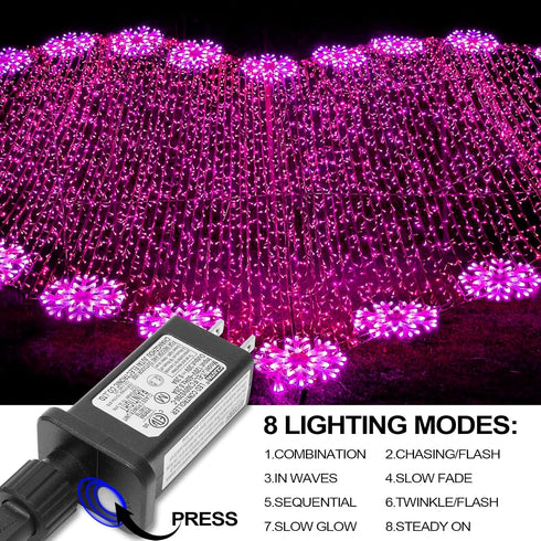 98ft 2 Pack 150 Count Bulbs 150 Count 2 Pack) ILLUMINEW Christmas Lights - Connectable Waterproof Led Fairy Lights