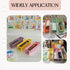 RAUVOLFIA 12 Pack Classroom Pencil Organizer Pencil Basket or Crayon Basket, Small Pencil Holder Tray for Kids Desks