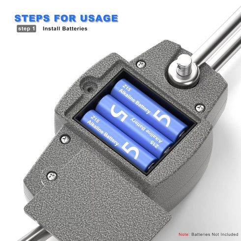 300kg / 660lb Portable Digital Crane Scale with Hooks, High Accuracy Game Scale for Farm Hunting Fishing (Black)