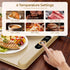 6 6HoursTimer, Food Warming Mat with Protective Table Mat, Graphene Fast Full-Surface Heating Mat, Electric Warming