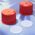 Polypropylene PBT GL25 GL32 GL45 Screw Cap with Pour Ring and Silicone Gasket for Media Bottle (GL32 PBT 2PCS)