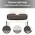 Mind Reader Memory Foam Seat Cushion with Air-Cloud Technology, Sciatica, Coccyx & Hip Pain Relief, Office, Memory