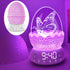 MTDYHY Butterfly Night Light Sleep Lamp with Lullaby White Noise, Digital Clock Alarm