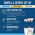 Dimmer, Dimmer, Bulb, 1 Cree Connected Max Smart Remote Control & Remote Control Compatible with Any Connected Max