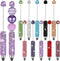 Tondiamo 10 Pcs Glitter Beadable Stylus Pens Diamond Full Rhinestone Bead Bling Stylus