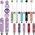 Tondiamo 10 Pcs Glitter Beadable Stylus Pens Diamond Full Rhinestone Bead Bling Stylus