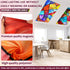 6 60 4 2 Pcs Fluorescent Light Covers with Magnets Decorative for Classroom Ceiling Lights x Feet Magnetic Light Cover