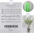 Self Adhesive Clips, Wall Clips, Shower Curtain Clips, Photo Clips for Paper Flag Hanger, 12 Pieces, White