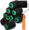 Teenyyou 9 Pcs Textured Paint Roller 4 Inch Bed Liner Roller Covers