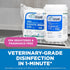 160-Count (Pack 1) REScue One-Step Disinfectant Cleaner & Deodorizer Wipes for Vet Use Cleaner for Kennels, Litter