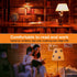 Bulbs, A15 1800K E26 600Lm, 60W Bulbs 4-Pack YukiHalu LED Amber Orange Light Equivalent Soft Warm Sleep Light