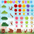 Classroom Tree Bulletin Board Set 3D Tree Classroom Decoration with Paper Pom Poms Classroom Tree Wall Decoration for Preschool Kindergarten Primary School Back to School Classroom Supplies (Spring)