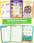 6Pcs 3-8 Coogam Magic Grooved Writing Practice for Kids, Grooved Handwriting Copybook with Pens, Learn to Write Number