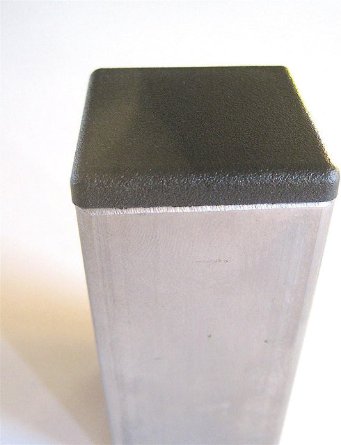 HOWDIA Square Plastic Polyethylene Plug 1"x1" | 20-Pack Protective Caps for Furniture Legs & Tubing