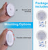 20 Closet, 2-Pack 25434 GE Wireless LED Tap-Lights, Battery Operated, Lumens, Touch-Activated Puck Lights, Stick-On