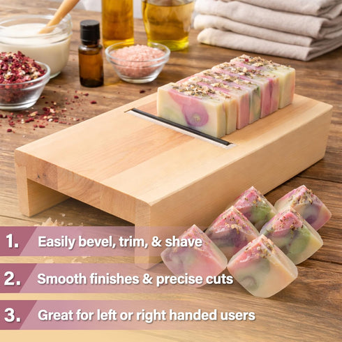 Trimming Mandala Crafts Wooden Soap Beveler Planer Shaving Tool Handmade Soap Edge Cutter & DIY Candle Shaver