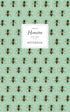 Honeybee Notebook - Premium: Fun Ruled Pages - 5x8 - Green Edition with 96 Lined Pages