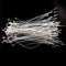 Tegg Snap Lock Pin 1000PCS 5Inch Clear Plastic Adjustable Beaded Tie Lock Pin Security Loop Fasteners