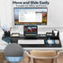 KDD 6 in 1 Desk Pad and Organizer Set, Magnetic Mouse Mat with DIY Features for Phone, Tablet, and Cable Management