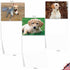 The Best Card Company - 10 Adorable Blank Dog Cards (4 x 5.12 Inch) - Boxed Set of Lovable Labs AM6325OCB-B1x10