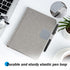 ProCase Pen Loop Holder (5 Pack) for Notebooks, Journals, Planners, Self Adhesive Leather Pencil Holder - Grey