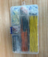 BOJACK 14 Values 840 pcs Solderless Flexible Breadboard Connecting Line Cables, Breadboard Jumper Wires Kit