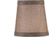 Aspen Creative 51013-2, 3" 4" 4" Set 2 Empire Clip-On Chandelier Lamp Shade, Iron, Top x Bottom x Slant Height