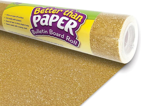 Teacher Created Resources Better Than Paper Bulletin Board Roll, Gold - 77364