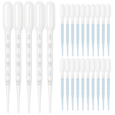 Transfer Pipettes, 3ml, 500pcs Disposable Plastic Droppers for Precise Measuring