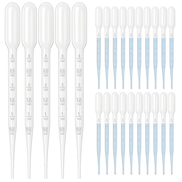 Transfer Pipettes, 3ml, 500pcs Disposable Plastic Droppers for Precise Measuring